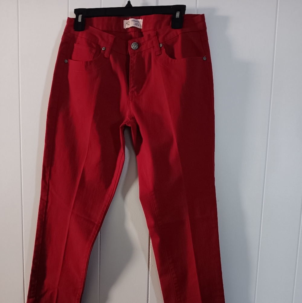 Red Skinny Jeans